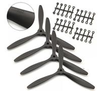 GHJtRs Efficient Three Drone Propellers 8060 9060 1060 1170 Compatible With RC Airplane Available In 1 2 4PCS(4PCS 1170)