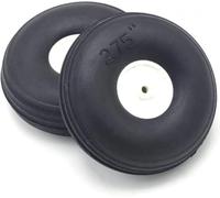 GHJtRs Elastic Rubber Wheels Compatible With RC Helicopter Accessories And DIY Robot Tires Compatible With Fixed-Wing Airplanes - Available In Diameters 25 32 45 50 55 64 70 76MM(25MM (1.0 INCH))