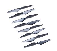 GHJtRs Fit Compatible With D 8pcs Drone Propellers Red Black Compatible Replacement Parts CW CCW(BLACK)