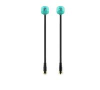 GHJtRs Foxeer Ant Lollipop 4 Plus 4+ 2.6Dbi RHCP SMA RPSMA UFL MMCX Omni LDS Compatible With Racing Drones(2PCS TEAL 15CM)