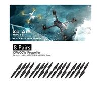 GHJtRs H501 Propeller 8 Pairs CW CCW Props Compatible With H501S H501C H501A H501M 501 RC Quadcopter Drone Parts(BLACK)