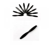 GHJtRs Kingkong Q100 Propeller 20pcs Lot Compatible 65mm Props Compatible With 720 8520 Coreless Motor DIY Quadcopter 10 Pairs(BLACK)