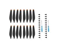 GHJtRs Low Noise Propeller Replacement Compatible With NI 4 Pro Compatible With NI 3 Pro Lightweight Fans Accessories(A 8PAIRS ORANGE)