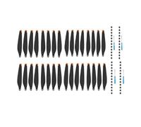 GHJtRs Low Noise Propeller Replacement Compatible With NI 4 Pro Compatible With NI 3 Pro Lightweight Fans Accessories(16PAIRS ORANGE)