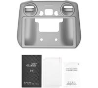 GHJtRs -ni 3 Pro Drone Accessories Case Anti-Collision Cover Tempered Glass Film Neck Strap Compatible with -ni 3 Pro Drone RC Accessories(CASE and Film)