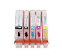 GHJtRs PGI-470 CLI-471 Refill Ink Cartridge With Chip Compatible With MG7740 MG6840 MG5740 Printer(5Color)