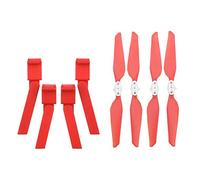 GHJtRs Propeller Landing Gear Legs And Guard Drone Protector Compatible With X8 SE RC Quadcopter Accessories(RED-LEG-PROPS)
