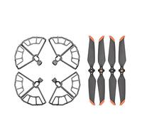 GHJtRs Propeller Protector Guard Compatible With D Air 2 Air 2S Compatible Quick Release Bumper Fan Cover Spare Parts Kit(ORANGE SET A)