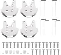 GHJtRs Protective Motor Mount Base Cover 4Pcs Set Compatible With PM 3 Advanced 3S SE Anti-Crack Body Guard Accessory Compatible With Drone Base Protection(SLIVER)