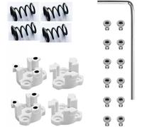 GHJtRs Quick Release Propeller Mounting Plates Compatible With Phantom 4 Pro Advanced V2.0 Set Of 2 CCW And 2 CW With Screws Rings Replacement Parts