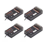 GHJtRs R1006HV 2.4G 6CH Receiver Compatible With D8 D16 PWM Output Compatible With X7 X9D S-FHSS Jumper T16 RC Racing Drone(4PCS)