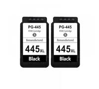 GHJtRs Replacement Ink Cartridge PG445 CL446 XL Compatible With MX494 MG2440 MG2540 MG2940 MG2942 2944 Printers Fits PG 445 CL 446(2Black)