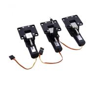 GHJtRs SkyArea 3.5KG 40g Main Nose Servoless Electric Retractable Landing Gear Steering JR Plug Compatible With RC Fixed-wing Airplane DIY Parts(2 MAIN 1 NOSE)