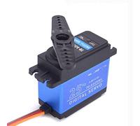GHJtRs Torque Coreless Motor Servo Waterproof Digital 180 Degree Compatible Servo Compatible With TD8120MG 20kg And TD8325MG 25kg With Remote Control(1PCS 25KG SERVO)