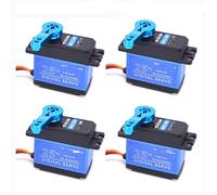 GHJtRs Torque Coreless Motor Servo Waterproof Digital 180 Degree Compatible Servo Compatible With TD8120MG 20kg And TD8325MG 25kg With Remote Control(4X25KG 4X 25T ARM)