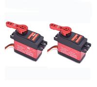 GHJtRs Torque Coreless Motor Servo Waterproof Digital 180 Degree Compatible Servo Compatible With TD8120MG 20kg And TD8325MG 25kg With Remote Control(2X20KG 2X 25T ARM)