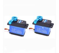 GHJtRs Torque Coreless Motor Servo Waterproof Digital 180 Degree Compatible Servo Compatible With TD8120MG 20kg And TD8325MG 25kg With Remote Control(2X25KG 2X 25T ARM)