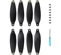 GHJtRs X8 -ni Drone Accessories Compatible Propeller 8 Pack Quick Release CW CCW Replacement Silver(GOLD)