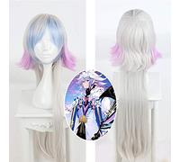 GHK 100cm Long FGO Fate Grand Order Cosplay Wig Servant Caster Merlin Synthetic Hair