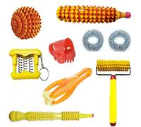 GHK AC10 Acupressure New Manual Massager Combo Kit for Complete Body Blood Flow