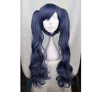 GHK Black Butler Kuroshitsuji Ciel Phantomhive Cross-dressing Girl Cosplay Wig Drak Blue