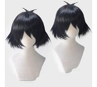 GHK Black Short Wig Cosplay Japanese Anime Steins Gate 0 Shiina Mayuri Halloween Role Play Wig Hair