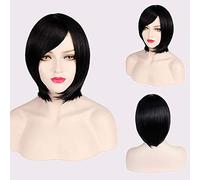 GHK Cheap Synthetic Short Cosplay Wig Purple Pink Red Blue Grey White Bob Wigs For Women Heat Resistant Anime Hair 22