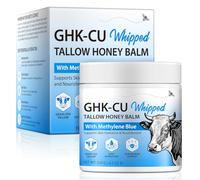 GHK-Cu Copper Peptide Beef Tallow Face Cream with Honey Balm, Deep Hydrating Moisturiser for Face & Body, Nourishing Skincare for Dry and Sensitive Skin,120g