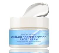 GHK-CU Copper Peptide Face Cream, Anti-Ageing Face Cream with Copper Peptide, Firming & Moisturising Peptide Cream, Improves Skin Elasticity, Smooths Wrinkles, for All Skin Types, 100 g