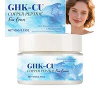 GHK-CU Copper Peptide Face Cream, Firming Moisturizing Anti-Aging Cream for Smooth Hydrated Skin, Revitalizing Copper Peptide Moisturizer for Fine Lines, Radiance Boosting Daily Repair Cream (1pcs)