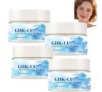 GHK-CU Copper Peptide Face Cream, Firming Moisturizing Anti-Aging Cream for Smooth Hydrated Skin, Revitalizing Copper Peptide Moisturizer for Fine Lines, Radiance Boosting Daily Repair Cream (4pcs)