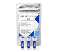 GHK-Cu Copper Peptide Powder 99% Pure Cosmetic Grade for DIY Skincare Serum, Cream & Scalp Use (3g)
