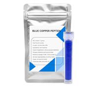GHK-Cu Copper Peptide Powder 99% Pure Cosmetic Grade for DIY Skincare Serum, Cream & Scalp Use (7g)