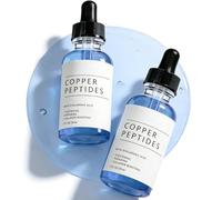 GHK-Cu Copper Peptide Serum, Anti Aging Serum, Peptides Serum For Face, Peptide Moisturiser | Hydrates, Firms Skin & Reduces Fine Lines (2, 58ml)
