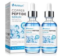 GHK-Cu Copper Peptide Serum, Anti Aging Serum with Hyaluronic Acid to Improve Wrinkles, Tightening, Moisturizing, Smoothing Skin, Targets Fine Lines & Wrinkles Skincare 60ml (2PC)