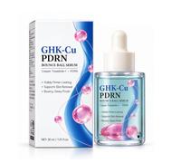 GHK-Cu Copper Peptide Serum with PDRN, 30ml Firming Face Serum | Daily anti-ageing serum with peptides, hyaluronic acid and niacinamide for firmer-looking, hydrated skin