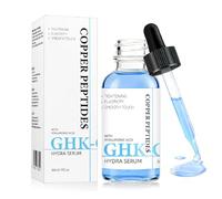 GHK-CU Copper Peptides - Face Serum For Anti Aging - GHK CU Copper Serums For Collagen Booster & Anti Wrinkle - Facial Essence For Skin Dryness, Dullness & Sensitive