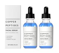 GHK-Cu Copper Peptides Serum 1%, Anti Aging Face Serum for Fine Lines & Skin Elasticity, Multi-Peptide Formula Instantly Plumps & Radiant Skin