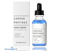GHK-Cu Copper Peptides Serum,Anti Aging Collagen Booster Serum,Peptide Moisturiser for Hydrating Skin Care, Lightweight Fast Absorbing Facial Serum for Smooth, Plump & Radiant Looking Skin Daily Use