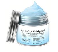 GHK-CU Whipped Tallow Honey Balm with Methylene Blue Copper Peptides Beef Tallow Serum for Skin Barrier Repair & Hydration Cream