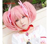 GHK Madoka Kaname Cosplay Wig Puella Magi Madoka Magica Costume Play Wigs Halloween Costumes Hair
