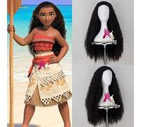GHK Snow White Hair Ralph Breaks the Internet Cosplay Wig Princess Rapunzel Belle Aurora Merida Moana Cinderella Jasmine Ariel Tiana Moana