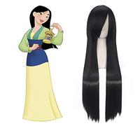 GHK Snow White Hair Ralph Breaks the Internet Cosplay Wig Princess Rapunzel Belle Aurora Merida Moana Cinderella Jasmine Ariel Tiana Mulan