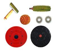 GHK Tummy Trimmer Twister Disc and Acupressure Power Mat Blood Circulation Magnetic Massager Combo Kit