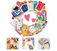 GHKJOK 50 pack Positive Daily Affirmations with Quotes - Motivational Notes for Women Kids & Adults - Thoughtful Positivity & Appreciation Gifts