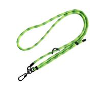 GHKJOK Adjustable Nylon Lanyard with Beaded Design and Swivel Hook