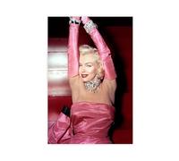 GHKKLP Marilyn Monroe Vintage Poster Canvas Poster Wall Art Decor Print Picture Paintings for Living Room Bedroom Decoration 20x30inch(50x75cm)