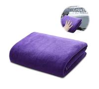 GHKLNY Car Detailing Towels-Drying Super Absorbent Auto Detailing Plush Extra Large Ultra Soft Large, Super Absorbent and Soft Microfiber Towels for Cars (Purple, 30 * 70CM)