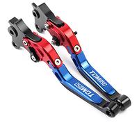 GHKsdSFH Motorcycle Adjustable Folding Extendable Handle Levers Handbrake Brake Clutch Lever for Yamaha TDM850 TDM 850 1991-2002 1998 1999 2000 2001
