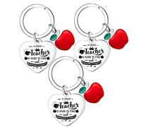 Ghloyza 3PCS Thank You Gift Appreciation Presents Gifts For Teacher Thank You Teaching Assistant Nursery Mentor Jewellery For Women Birthday Gifts Teachers' Day Gift(A great teacher)